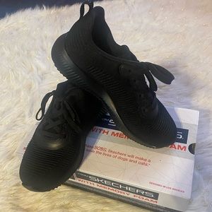 Sketchers Memory Foam Black Shoes